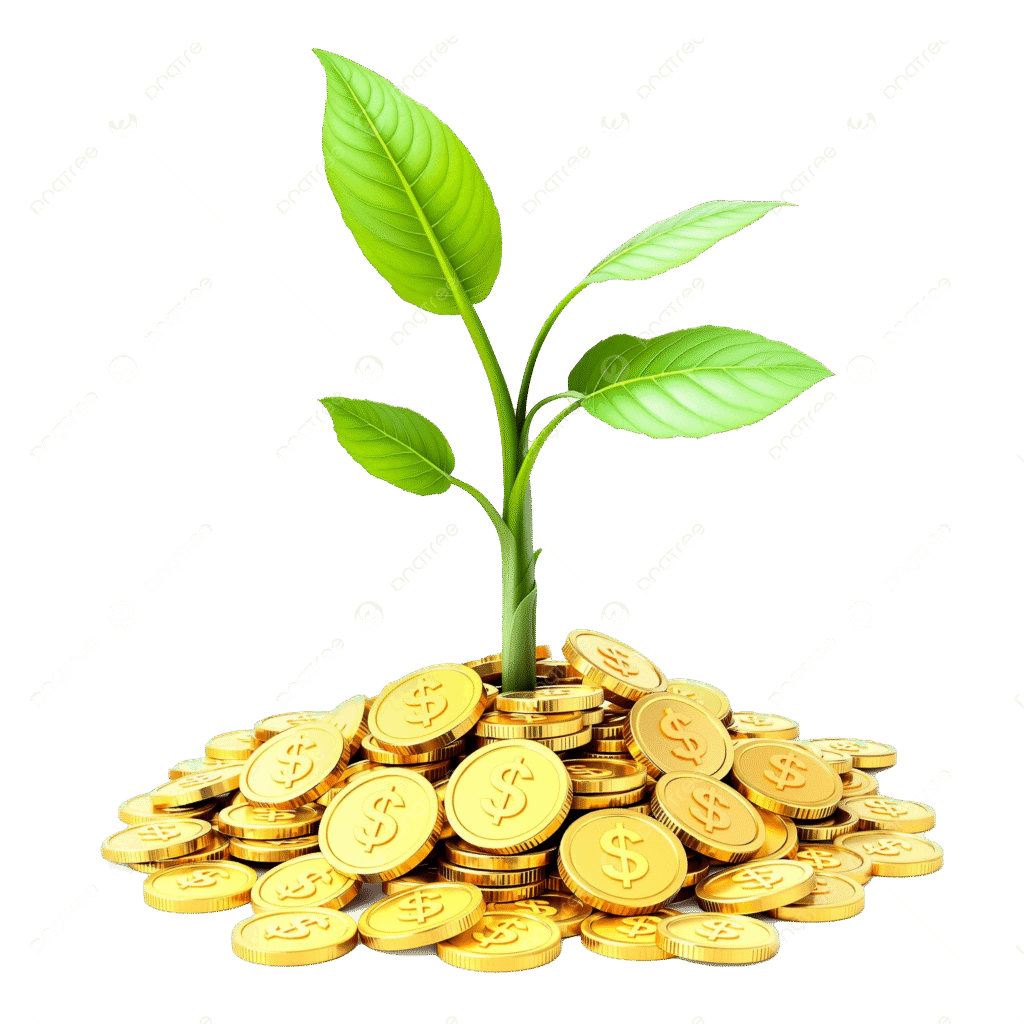 निवेश से धन बढ़ाने का चित्र