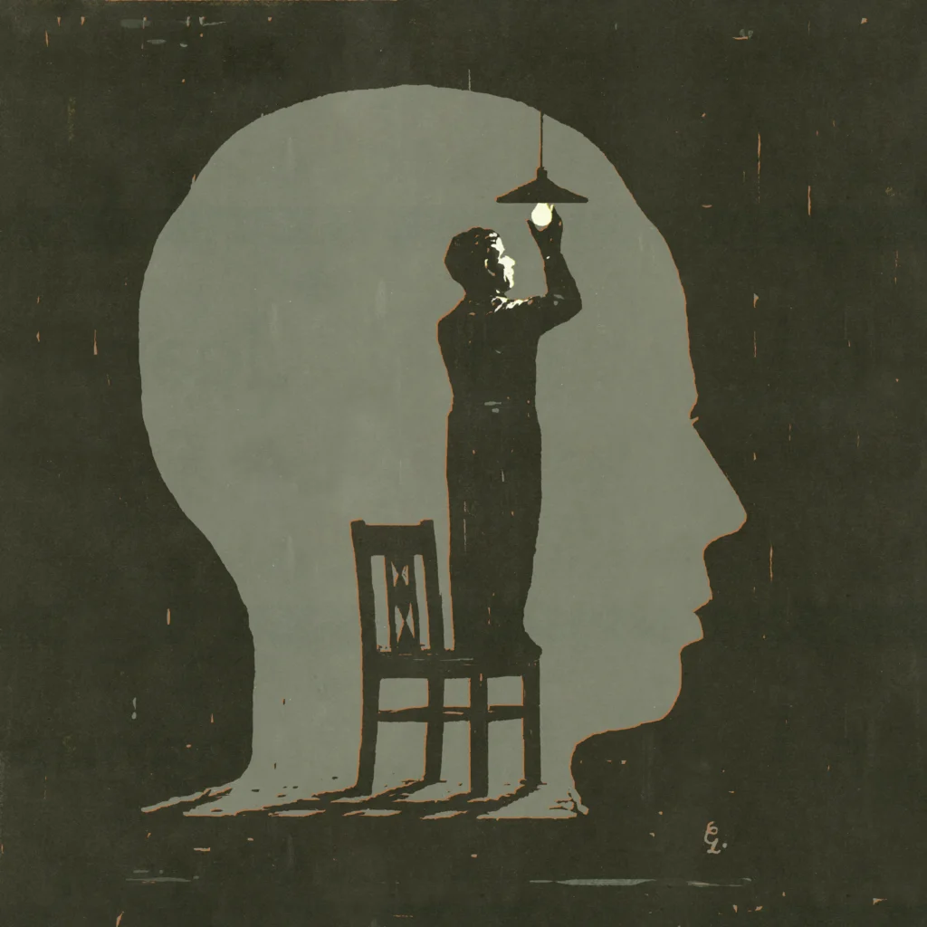 Fear of failure disadvantages – missed opportunities low confidence and no progress illustration picture.