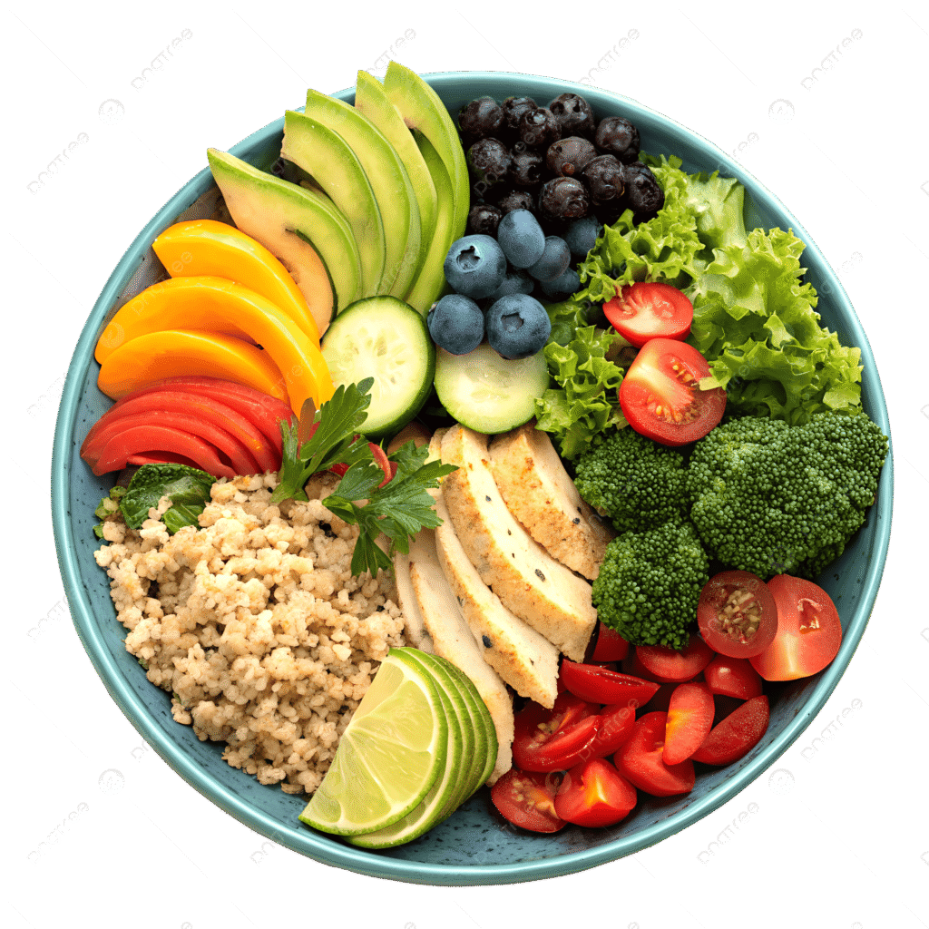 Health and fitness – exercise nutrition mental wellness illustration picture. Daily Routine for Students