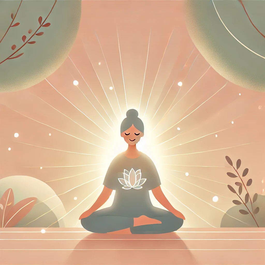 Gratitude practice – writing gratitude journal and feeling thankful positive mindset illustration picture.