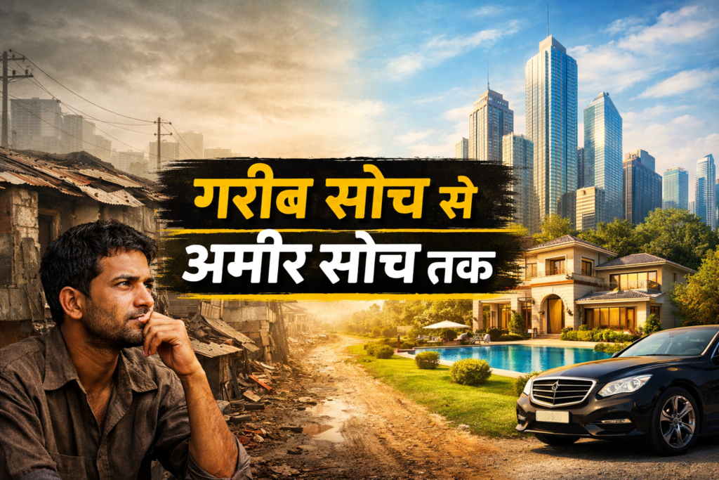 गरीब सोच से अमीर सोच तक पहुंचने के लिए जोखिम लेने की मानसिकता