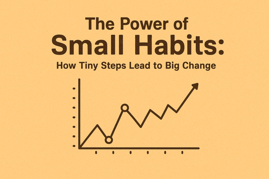 Strong habits – consistency routine tracking and growth illustration picture.