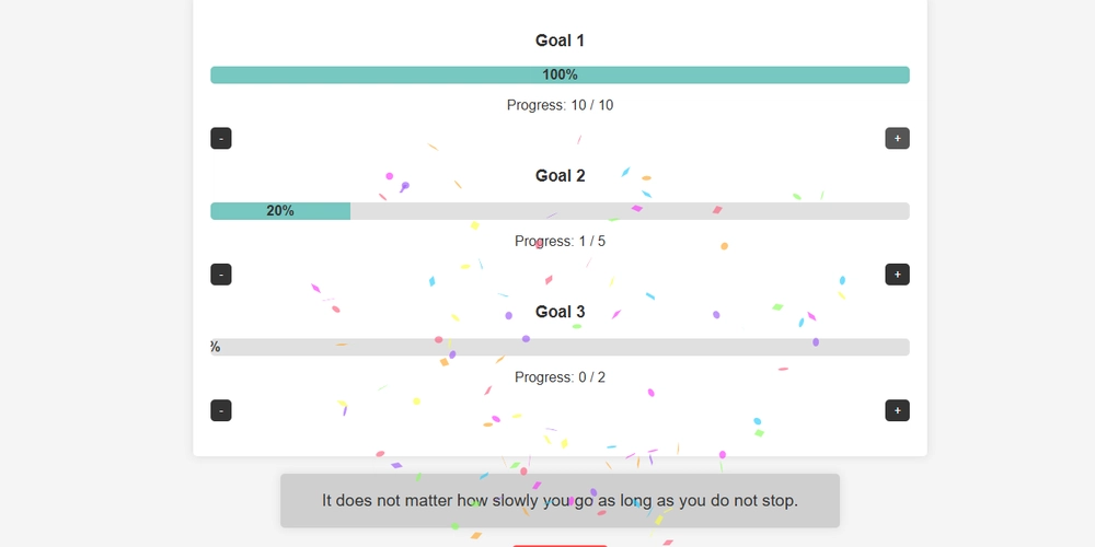 Measurable goals – tracking progress results and success illustration picture.