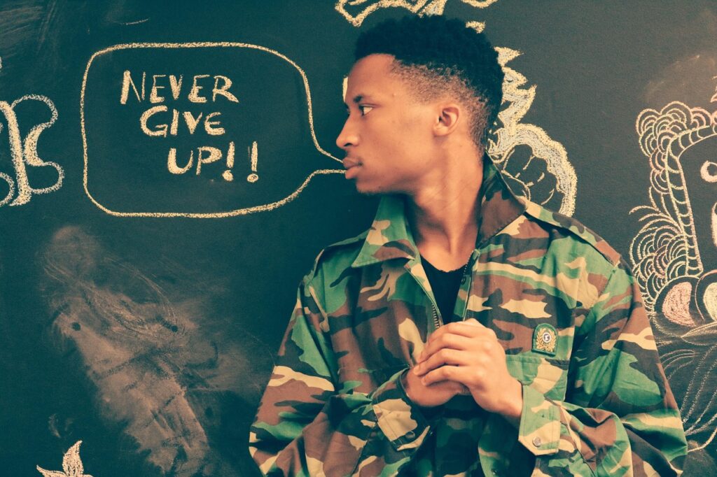 soldier, never give up, chalk board, doodles, army courage, hustle, brave, motivation, motivational, inspiring, hustle, hustle, hustle, hustle, hustle